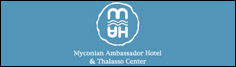 Myconian Ambassador logo
