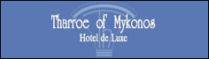 Tharroe of Mykonos logo