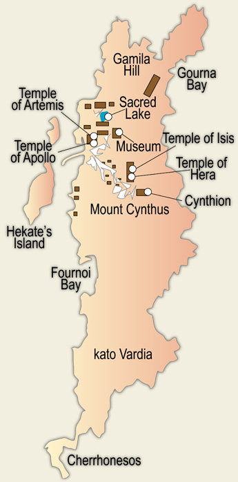 Map of Delos